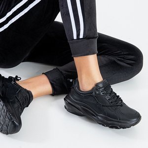 Pulawe Black Women's Sports Shoes - Sporty