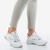 Punch Love white and silver women's sports shoes - Footwear