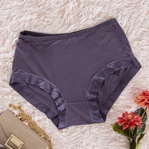 Purple Women's Briefs Panties - Underwear