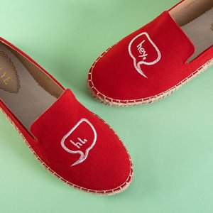 Red Bahia espadrilles for women - Footwear