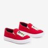 Red children's slip on sneakers Berries - Footwear