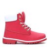Red insulated boots in Basic Space - Footwear
