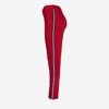 Red women&#39;s sweatpants with stripes PLUS SIZE - Pants 1