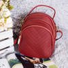 Red women's handbag a'la backpack - Handbags