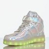 Silver Women's Glowing Led Light Trainers - Footwear
