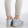 Silver Women's Glowing Led Light Trainers - Footwear