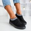Virla Black Women's Slip-On Sneakers - Footwear