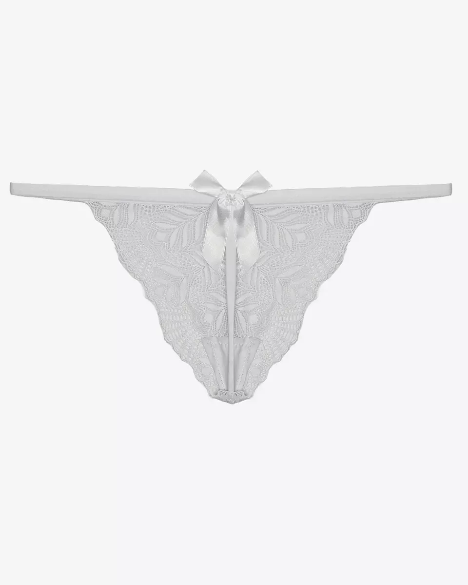 White lace women's thong panties - Underwear