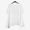 White women&#39;s tunic with inscriptions - Blouses 1