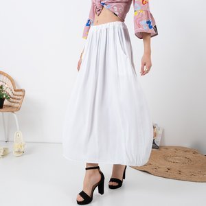 White women's mid-calf skirt - Clothing