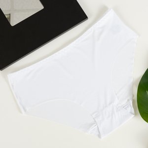 White women's nylon panties PLUS SIZE - Clothing