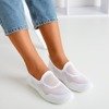 White women's slip-on sport shoes - on Boreia - Footwear 1