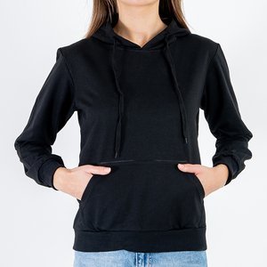 Women's Black Hoodie - Clothing