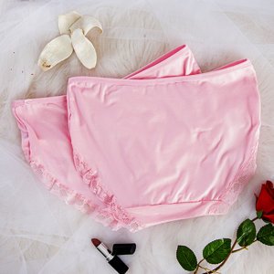 Women's Pink Lace Briefs 2 / pack - Underwear