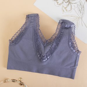 Women's Purple Seamless Bra - Underwear