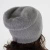 Women's gray fur hat - Caps