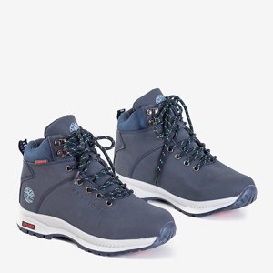 Women's navy blue insulated snow boots Emeralda - Shoes