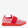 Women's red sports slip shoes - on Andalia - Footwear