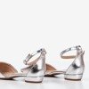 Women's silver flat ballerinas Arinida - Shoes