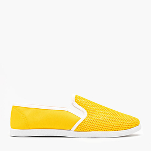 Yellow slip on with mesh Dire - Footwear