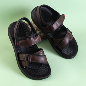 Youth boys brown Oxymius velcro sandals - Shoes